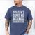 You Can't Scare Me I Have Five Daughters Mom Dad Joke Men's Comfort Colors T-Shirt Blue Jean
