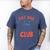 Cat Dad Club Life Is Better With Cats Retro Cat Dad Men's Comfort Colors T-Shirt Blue Jean