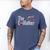 The Cat Father Cat Dad Feline Father Kitten Dad Men's Comfort Colors T-Shirt Blue Jean