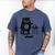 Cat What Humor Introvert Anti-Social Men's Comfort Colors T-Shirt Blue Jean
