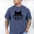 Cat For Cat Lover Mom Dad Cat Judging You Silently Men's Comfort Colors T-Shirt Blue Jean
