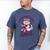 Cat Reading Is My Favorite Sport Retro Book Lover Men's Comfort Colors T-Shirt Blue Jean