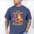 Cat Shirts For Women Book Lover Shirt Cats And Books Men's Comfort Colors T-Shirt Blue Jean