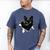 Cat Torn Cloth For Cat Lover Cat Dad Cat Mom Men's Comfort Colors T-Shirt Blue Jean