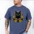 Cat For Women Book Lover Cute Cat And Book Men's Comfort Colors T-Shirt Blue Jean
