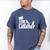 The CatFather Cat Dad T Shirt Cat Lover For Men Premium Tri-Blend Men's Comfort Colors T-Shirt Blue Jean