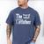 The Catfather Cool Cat Daddy Glasses Men's Comfort Colors T-Shirt Blue Jean