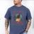 Cats And Books Lover Reading Literary Feline Humor Men's Comfort Colors T-Shirt Blue Jean