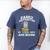 Cats And Books Read Reading Librarian Book Across America Men's Comfort Colors T-Shirt Blue Jean
