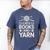 Cats Books And Yarn Crocheter Crocheting Men's Comfort Colors T-Shirt Blue Jean