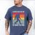 Cheer Dad Cheerleading Bigfoot Men's Comfort Colors T-Shirt Blue Jean