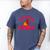Chicken Dad Rooster Daddy Farmer Men's Comfort Colors T-Shirt Blue Jean