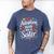 Child Adoption Day Adoptive Dad Adoption Made Me A Sister Men's Comfort Colors T-Shirt Blue Jean