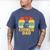 Chorkie Dad Retro Sunset Chihuahua Yorkie Mix Lover Men's Comfort Colors T-Shirt Blue Jean