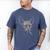 Cigarette Smoking Sphynx Cat Meme Stupid For Dad Men's Comfort Colors T-Shirt Blue Jean