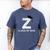 Class Of 2018 Last Name Letter Z Graduation Men's Comfort Colors T-Shirt Blue Jean