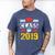 Class Of 2019 Graduation Senior High School College Men's Comfort Colors T-Shirt Blue Jean
