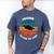Class Of 2021 Done Senior Graduation Retro Sunset Men's Comfort Colors T-Shirt Blue Jean