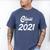Class Of 2021 Graduation School Spirit Her Senior Class Men's Comfort Colors T-Shirt Blue Jean
