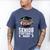 Class Of 2024 Graduation Senior Football Mom 2024 Men's Comfort Colors T-Shirt Blue Jean