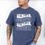 Class Of 2024 High School Senior Graduation Groovy Wave Men's Comfort Colors T-Shirt Blue Jean