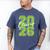 Class Of 2026 Graduation Varsity Lime Green Letters Men's Comfort Colors T-Shirt Blue Jean