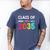 Class Of 2035 Kindergarten Pre K Grow With Me Graduation Men's Comfort Colors T-Shirt Blue Jean