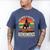 Classic Western Nostalgia Cowboy Sunset Men's Comfort Colors T-Shirt Blue Jean