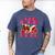 I Closed My Book To Be Here Valentines Book Lover Bookish Men's Comfort Colors T-Shirt Blue Jean