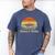 Coffee Beans & Books Retro Bookworm Librarian Men's Comfort Colors T-Shirt Blue Jean