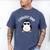 The Coolest Dad Cool Penguin By Dangerous Dad Men's Comfort Colors T-Shirt Blue Jean The Coolest Dad Cool Penguin By Dangerous Dad Men's Comfort Colors T-Shirt Blue Jean