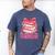 Coquette Bow All Booked For Valentines Teacher Book Men's Comfort Colors T-Shirt Blue Jean