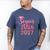 Coquette Pink Bow Flowers Senior 2026 2027 Graduation Men's Comfort Colors T-Shirt Blue Jean