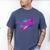 Cowabunga Retro 80s 90s Nostalgia Slang Neon Grunge Art Men's Comfort Colors T-Shirt Blue Jean