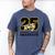 Criminal Justice Graduate Graduated Class Of 2025 Graduation Men's Comfort Colors T-Shirt Blue Jean