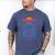 Cruise Ship Vacations Reading Book Lovers Sunset Men's Comfort Colors T-Shirt Blue Jean