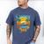 Cruising With My Son Mom Dad Cruise Vacation Matching Men's Comfort Colors T-Shirt Blue Jean