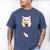 Cute Cat Pocket Cat Mom Cat Dad Cat Lover Men's Comfort Colors T-Shirt Blue Jean