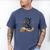 Cute Dragon Books Flower Bookworm Book Lover Men's Comfort Colors T-Shirt Blue Jean