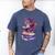 Cute Dragon Read Books Be Kind Stay Weird Book Lover Men's Comfort Colors T-Shirt Blue Jean