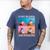 Cute Penguin Reading Book School Librarian Teacher Student Men's Comfort Colors T-Shirt Blue Jean