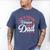 Cuter Version Of Dad Cute Kid Boy Girl Proud New Dad Men's Comfort Colors T-Shirt Blue Jean