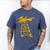 Dabbing Graduation Class Of 2018 T-Shirt School Colors Men's Comfort Colors T-Shirt Blue Jean