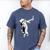 Dabbing Graduation Class Of 2025 Men Graduation Men's Comfort Colors T-Shirt Blue Jean
