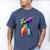 Dabbing Graduation Women Men's Comfort Colors T-Shirt Blue Jean
