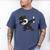 Dabbing Panda Bear Graduation Senior 2019 Shirt Men's Comfort Colors T-Shirt Blue Jean