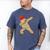 Dabbing Sloth School Graduation T Shirt For Kids Men's Comfort Colors T-Shirt Blue Jean
