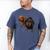 Dachshund Shirt Doxie Mom Dad Love Wiener Dog Puppy Cute Tee Men's Comfort Colors T-Shirt Blue Jean