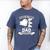 Dad Of 3 Cool Daddy Of Three Fathers Day Dad Of Three Men's Comfort Colors T-Shirt Blue Jean