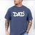 Dad 3 Kids 3rd Pregnancy Announcement Third Baby Tshirt Men's Comfort Colors T-Shirt Blue Jean